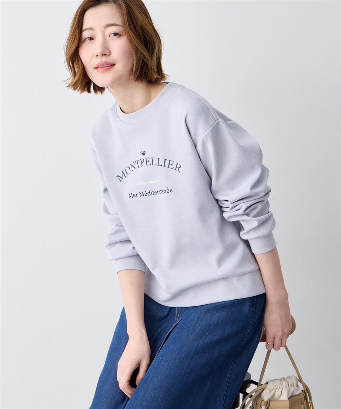 Petit Honfleur カレッジロゴプルオーバー_sub_3