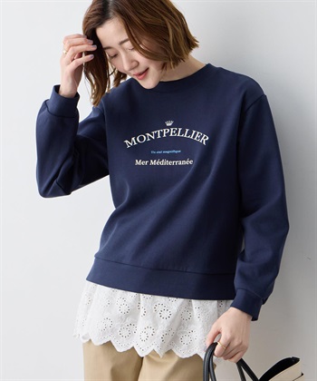 Petit Honfleur カレッジロゴプルオーバー_subthumb_4