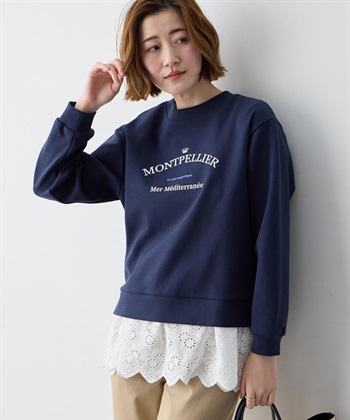 Petit Honfleur カレッジロゴプルオーバー_subthumb_5