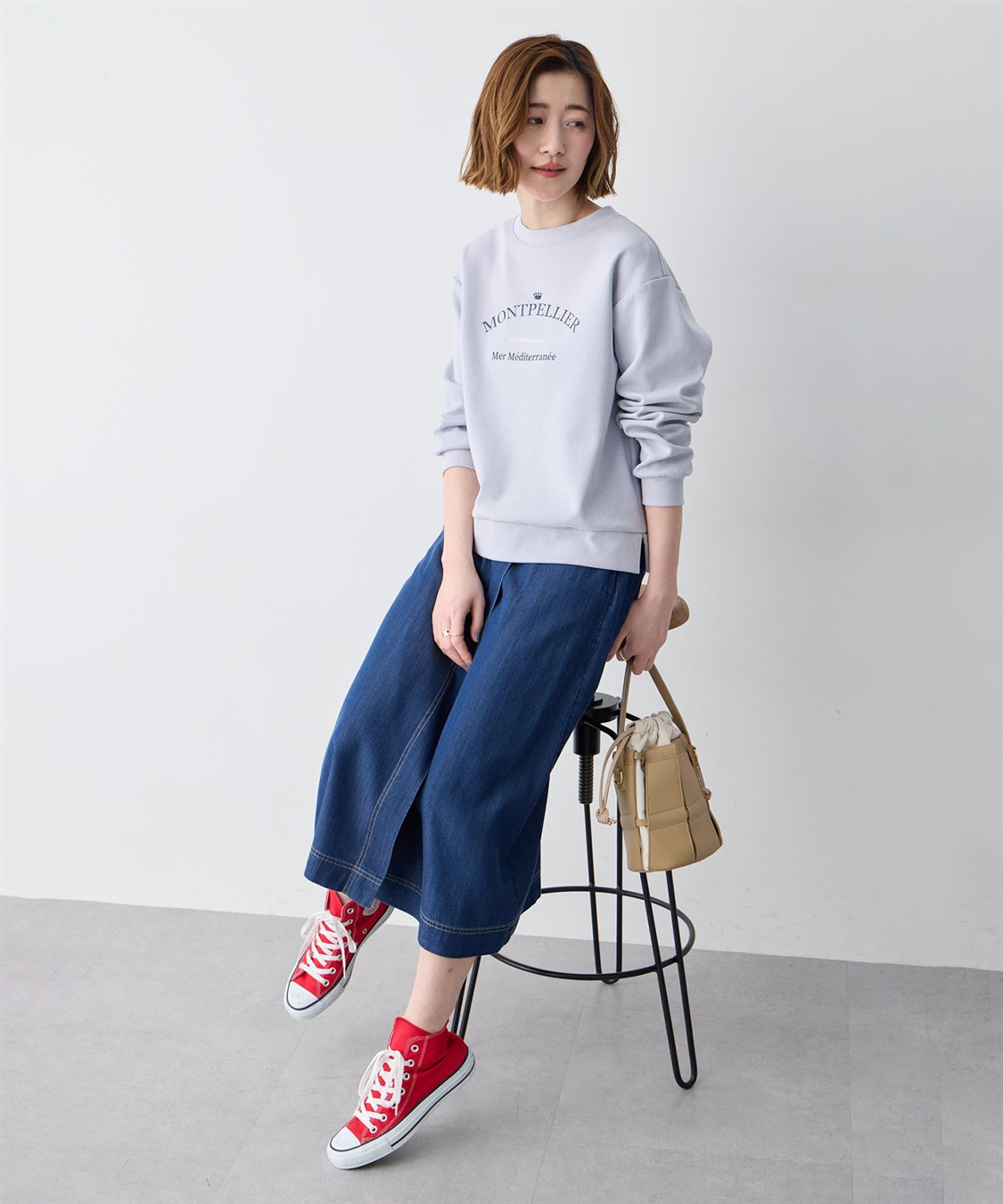 Petit Honfleur カレッジロゴプルオーバー_sub_9