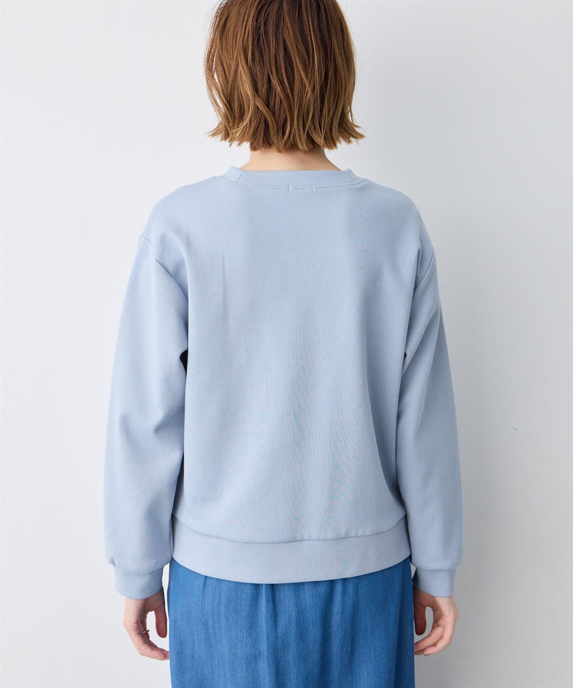 Petit Honfleur パール付きロゴプリントプルオーバー_sub_1