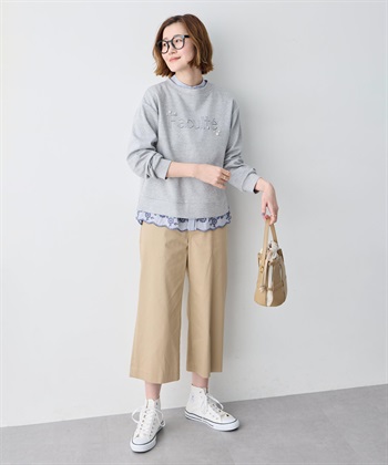 Petit Honfleur パール付きロゴプリントプルオーバー_subthumb_7