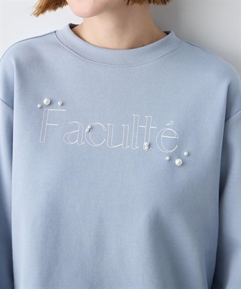 Petit Honfleur パール付きロゴプリントプルオーバー_subthumb_11