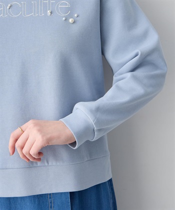 Petit Honfleur パール付きロゴプリントプルオーバー_subthumb_13