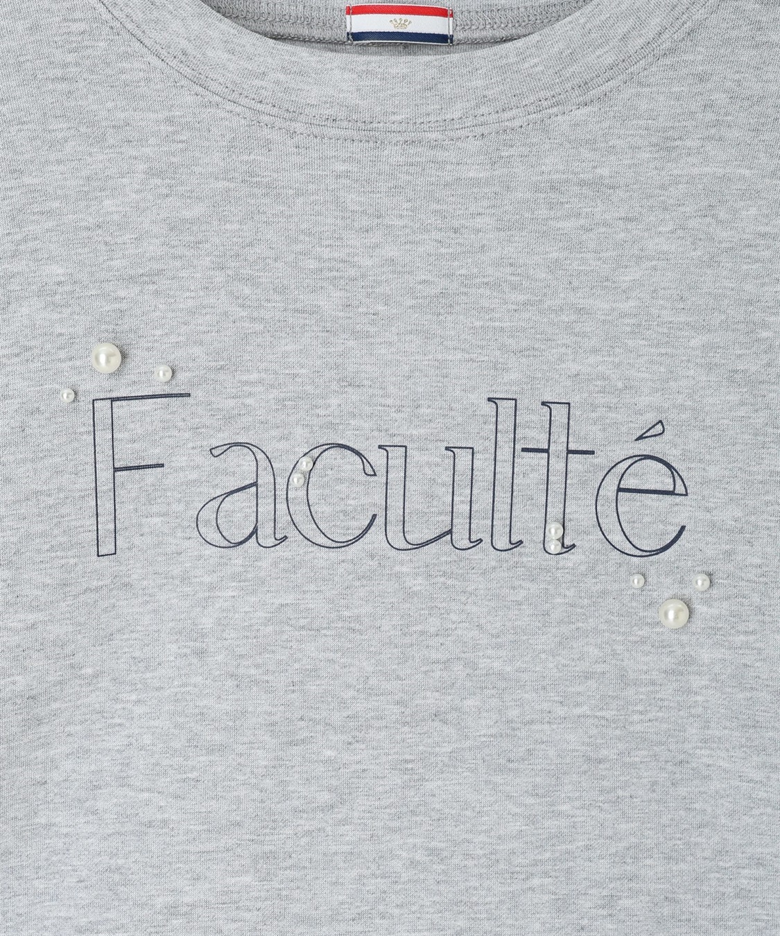 Petit Honfleur パール付きロゴプリントプルオーバー_sub_20