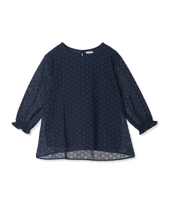 Petit Honfleur レースシャーリング袖ブラウス_subthumb_14