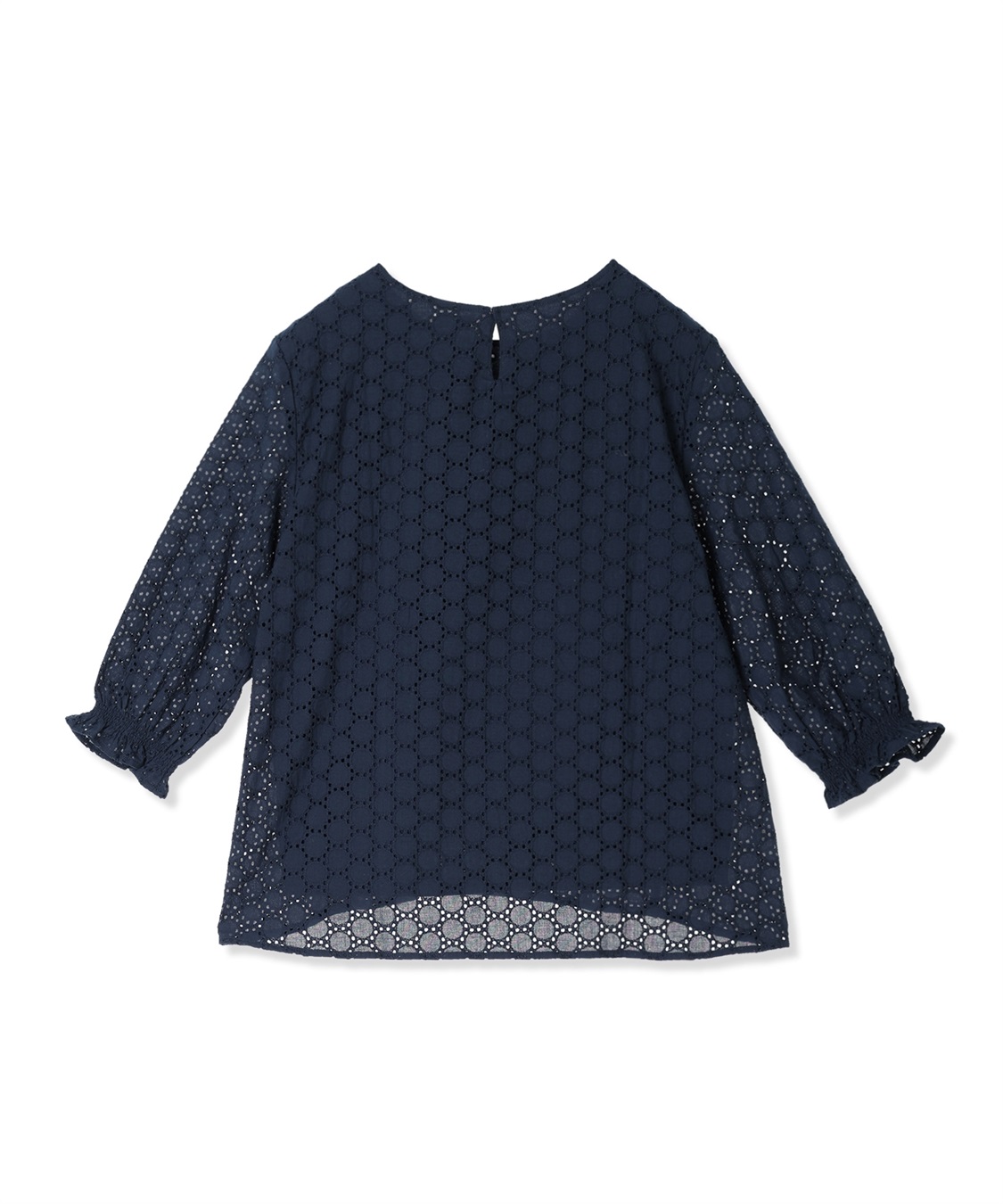 Petit Honfleur レースシャーリング袖ブラウス_sub_15