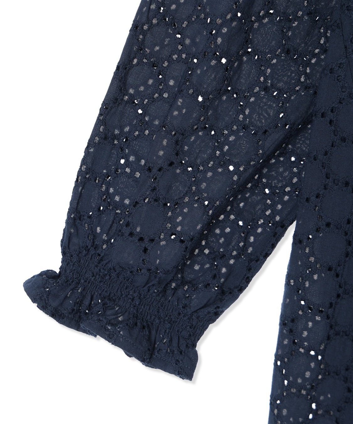 Petit Honfleur レースシャーリング袖ブラウス_sub_17