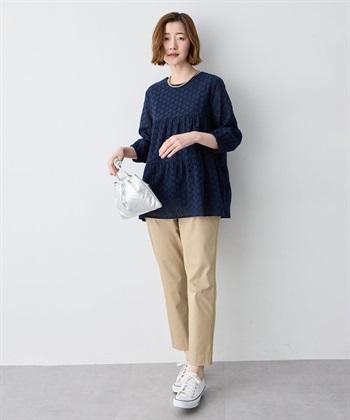 Petit Honfleur レースティアードチュニックブラウス_subthumb_5