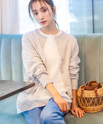 Petit Honfleur レースティアードチュニックブラウス_subthumb_7