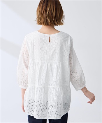 Petit Honfleur レースティアードチュニックブラウス_subthumb_10
