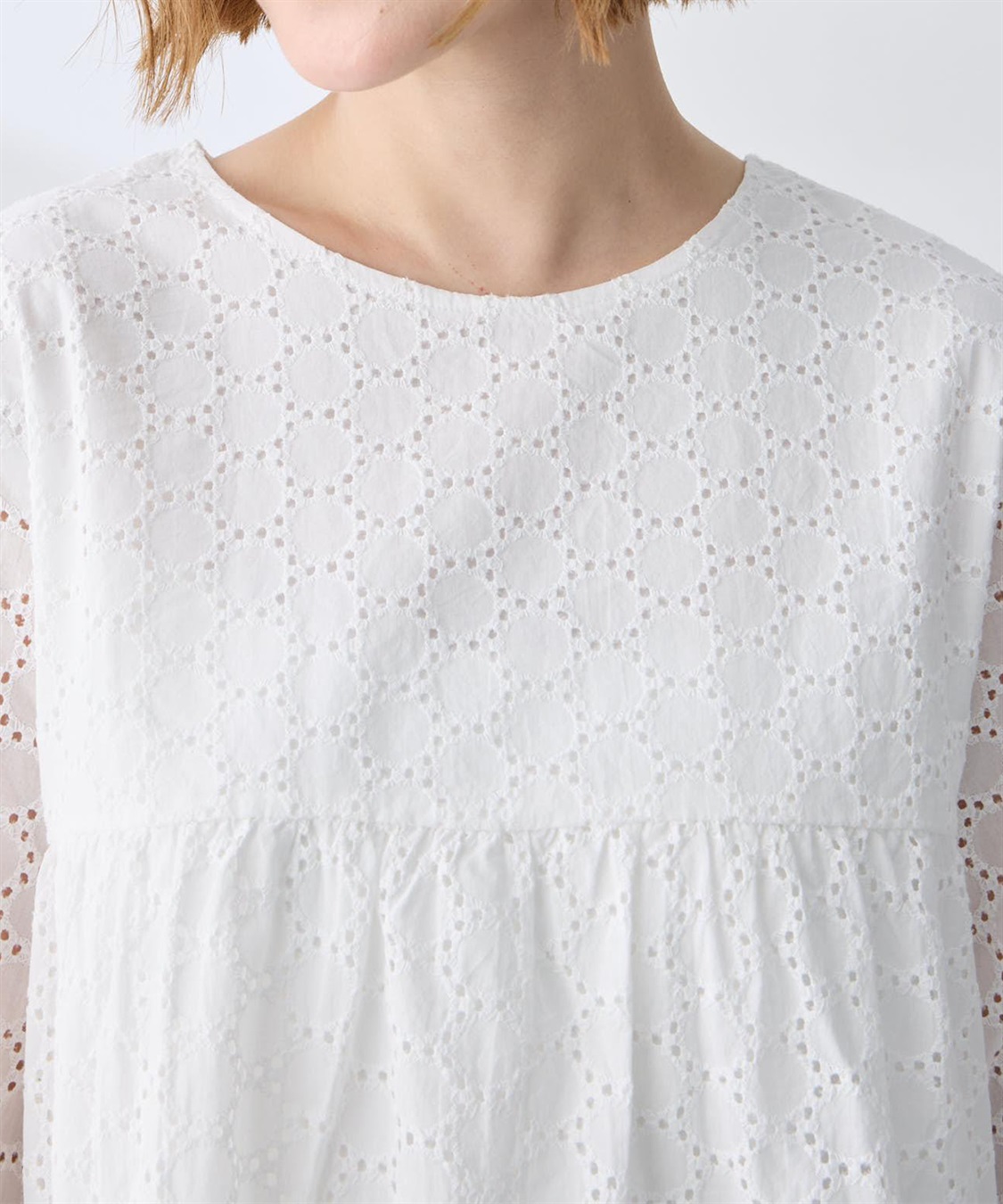 Petit Honfleur レースティアードチュニックブラウス_sub_11