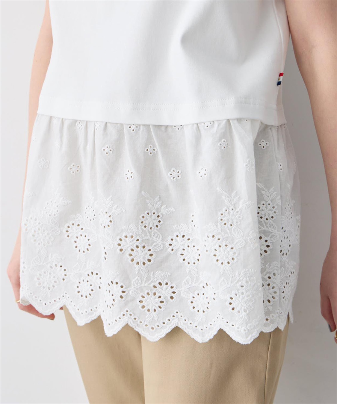 Petit Honfleur 裾レースタンクトップ_sub_10