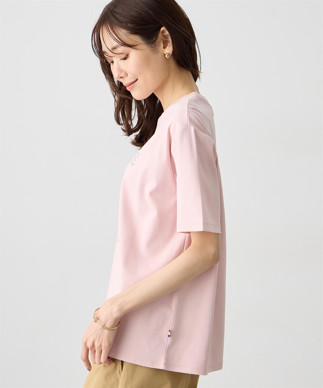 Petit Honfleur ビンテージ風フルーツTシャツ【オーガニックコットン】【UVカット・接触冷感】_sub_1