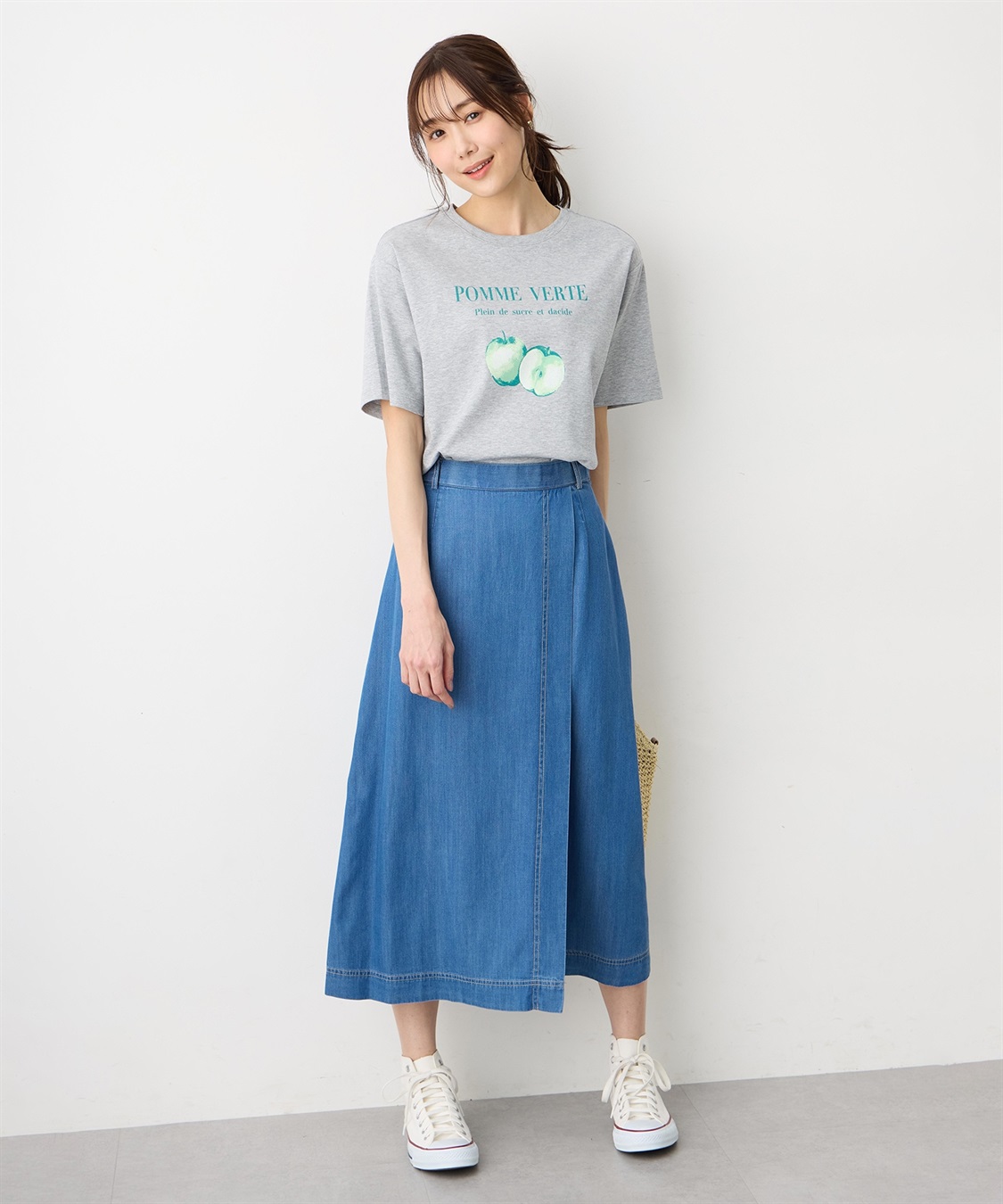 Petit Honfleur ビンテージ風フルーツTシャツ【オーガニックコットン】【UVカット・接触冷感】_sub_7