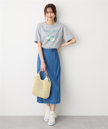 Petit Honfleur ビンテージ風フルーツTシャツ【オーガニックコットン】【UVカット・接触冷感】_subthumb_8