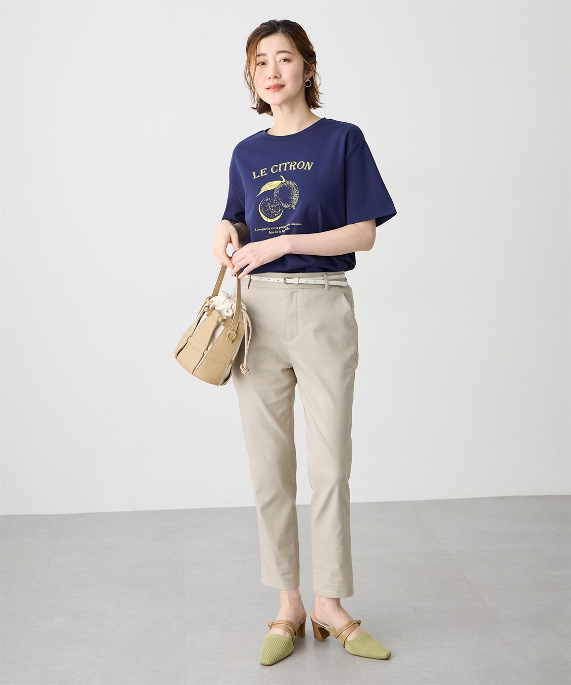 Petit Honfleur ビンテージ風フルーツTシャツ【オーガニックコットン】【UVカット・接触冷感】_sub_9