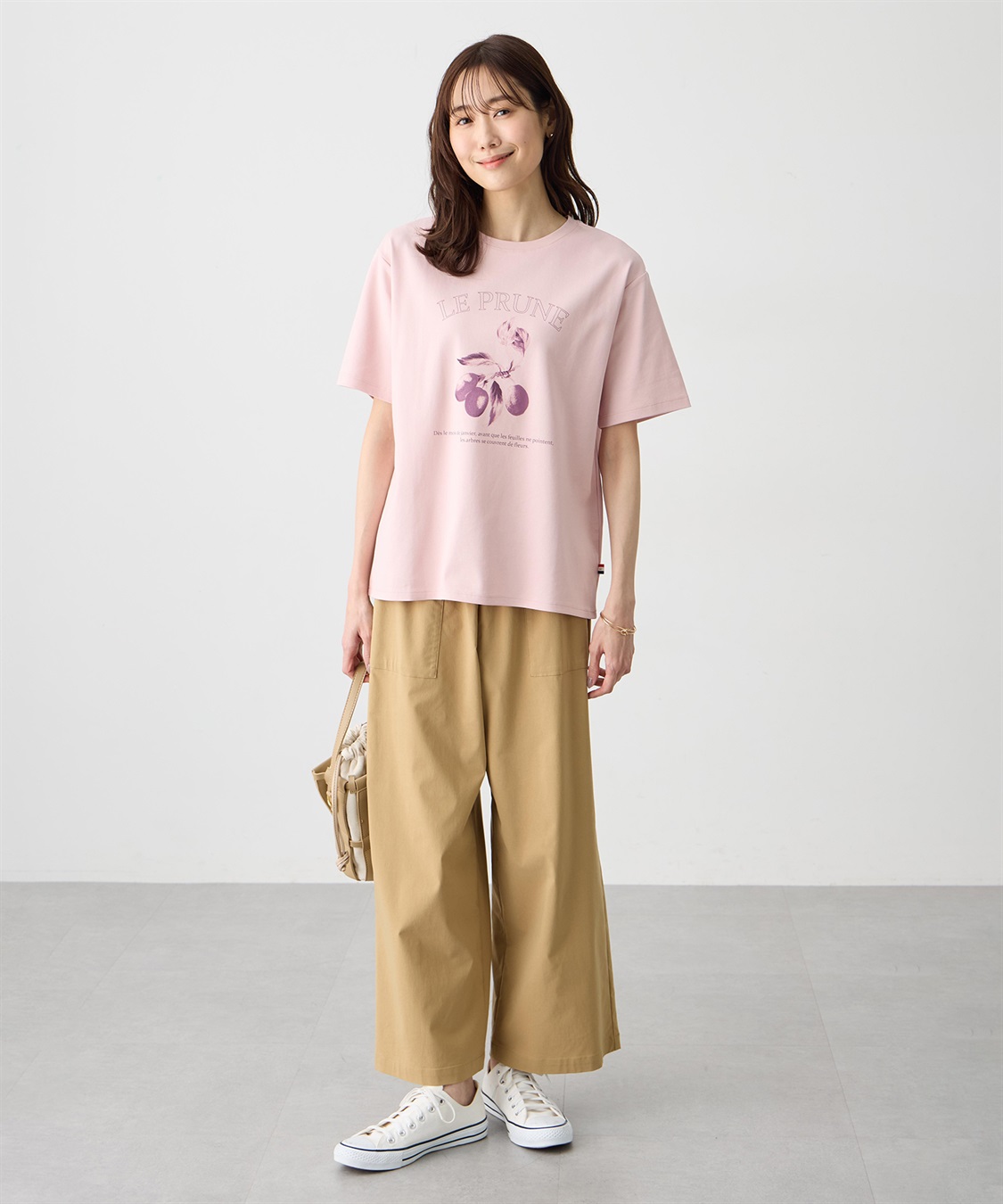 Petit Honfleur ビンテージ風フルーツTシャツ【オーガニックコットン】【UVカット・接触冷感】_sub_12