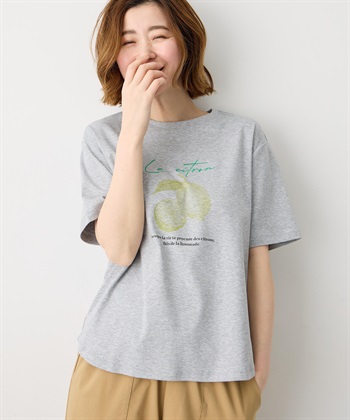 Petit Honfleur 配色フルーツTシャツ【オーガニックコットン】【UVカット・接触冷感】_subthumb_4