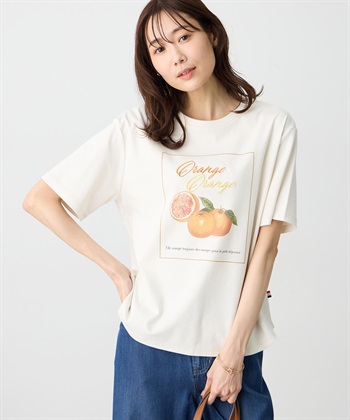 Petit Honfleur 配色フルーツTシャツ【オーガニックコットン】【UVカット・接触冷感】_subthumb_7
