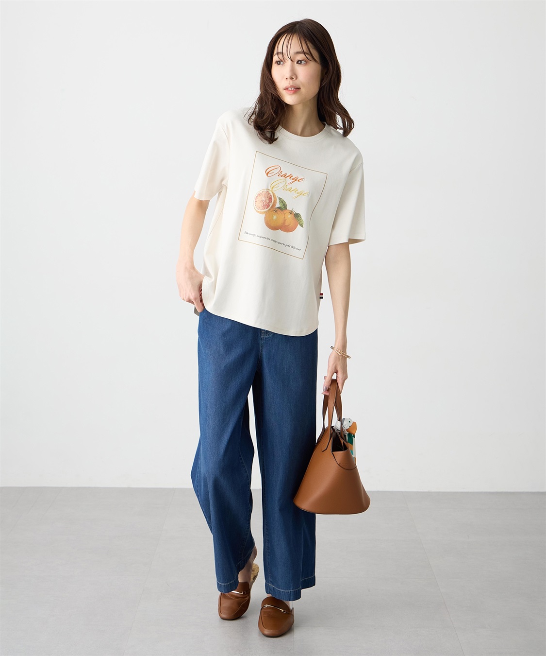 Petit Honfleur 配色フルーツTシャツ【オーガニックコットン】【UVカット・接触冷感】_sub_9