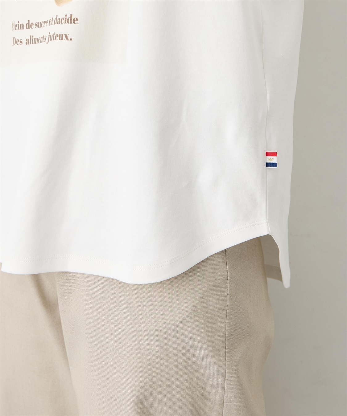 Petit Honfleur 配色フルーツTシャツ【オーガニックコットン】【UVカット・接触冷感】_sub_16