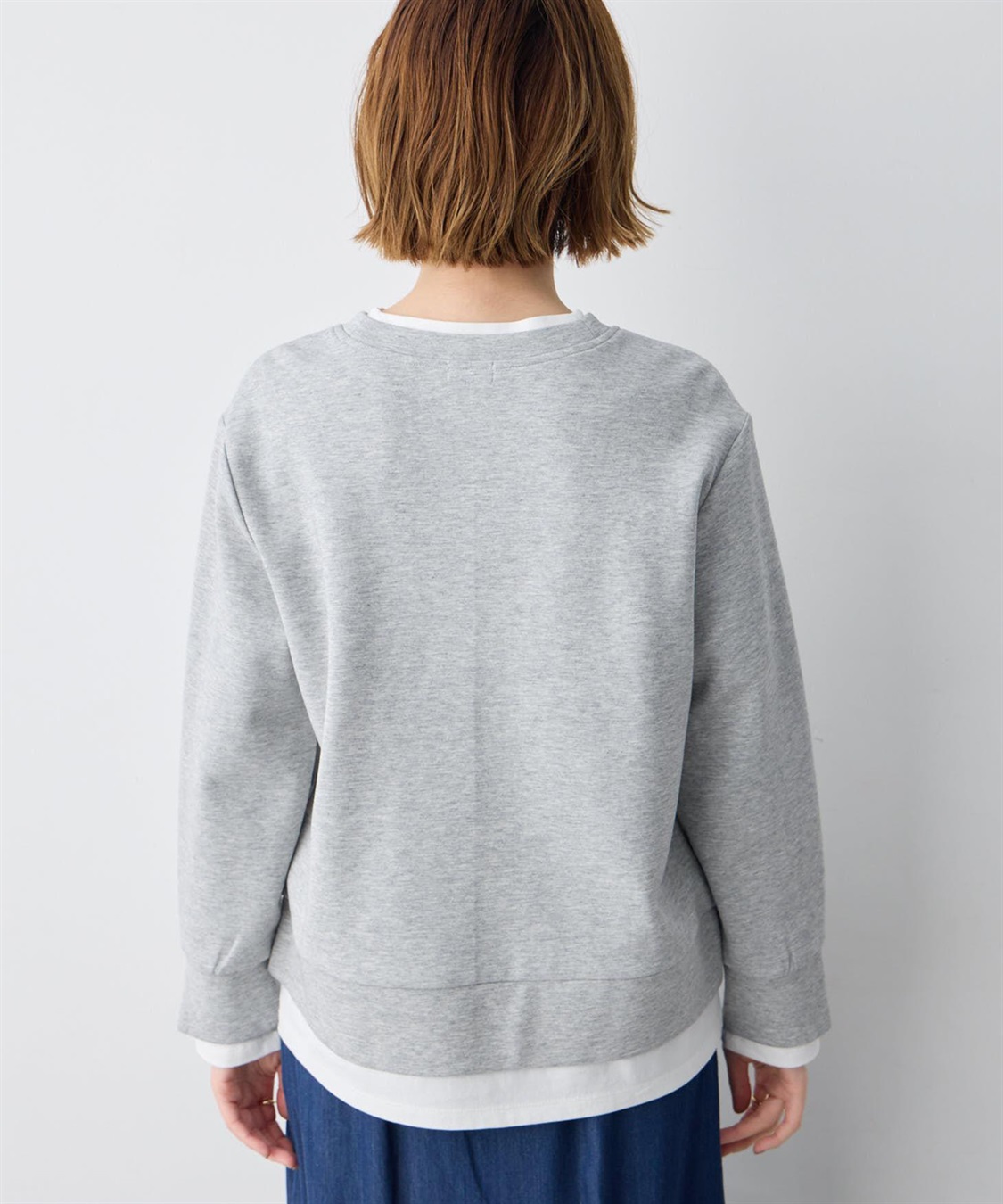 Petit Honfleur レイヤード風スウェットプルオーバー_sub_3