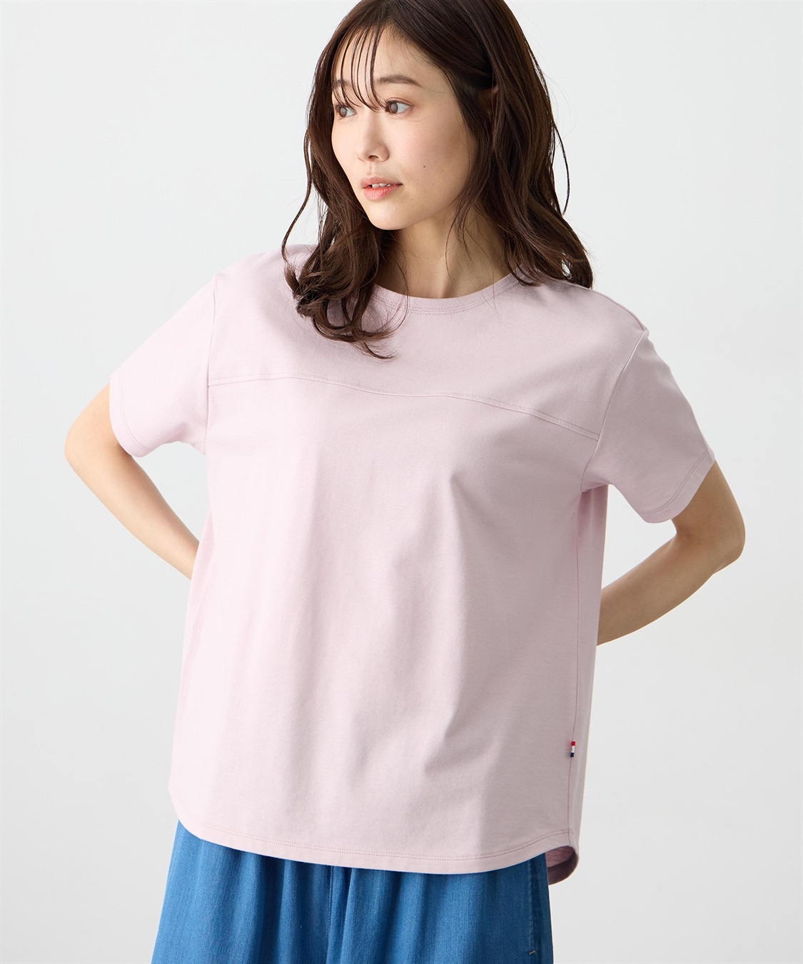 Petit Honfleur ラウンドヘム半袖PO【UVカット・接触冷感】【日本製】_sub_4