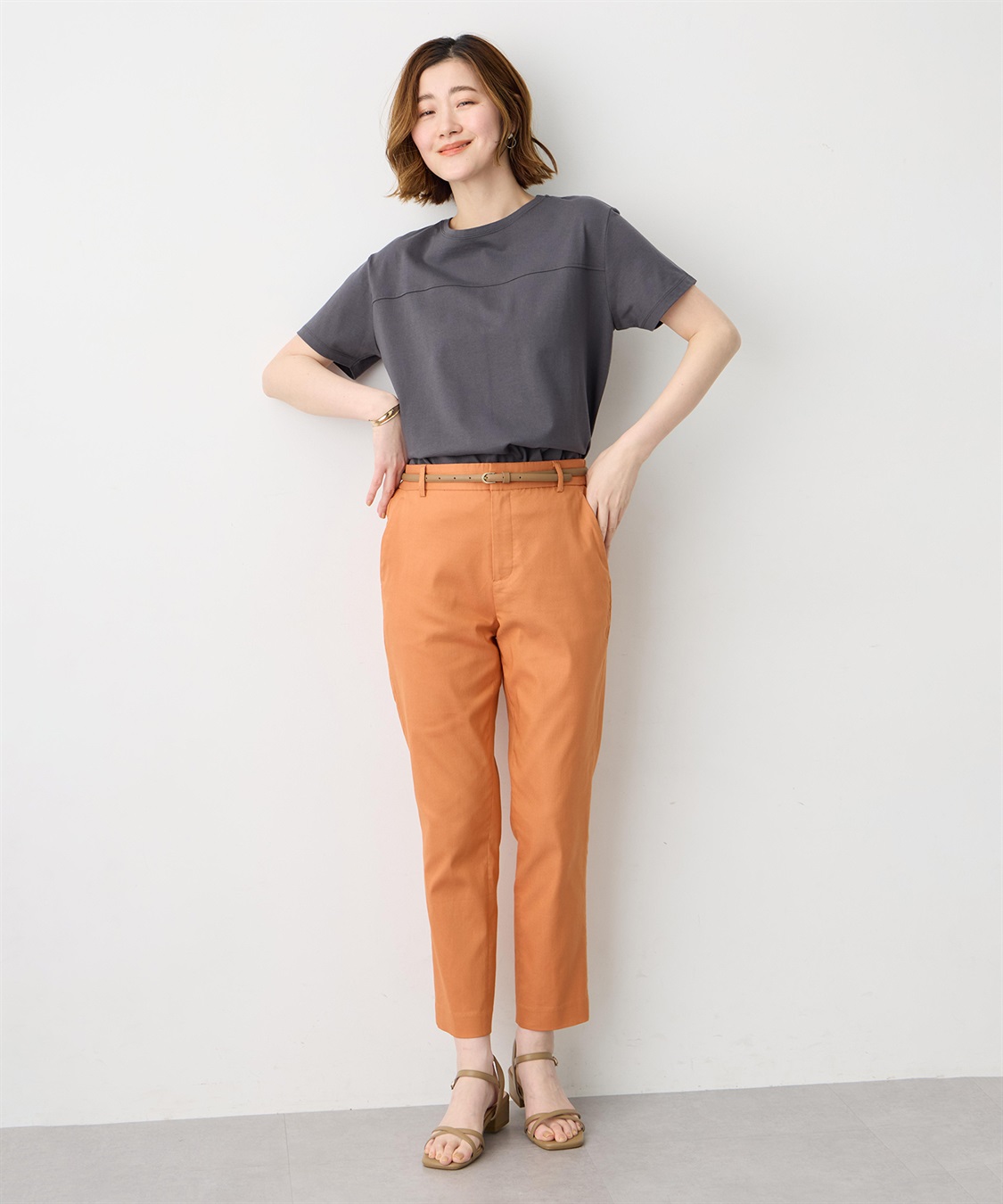 Petit Honfleur ラウンドヘム半袖PO【UVカット・接触冷感】【日本製】_sub_13