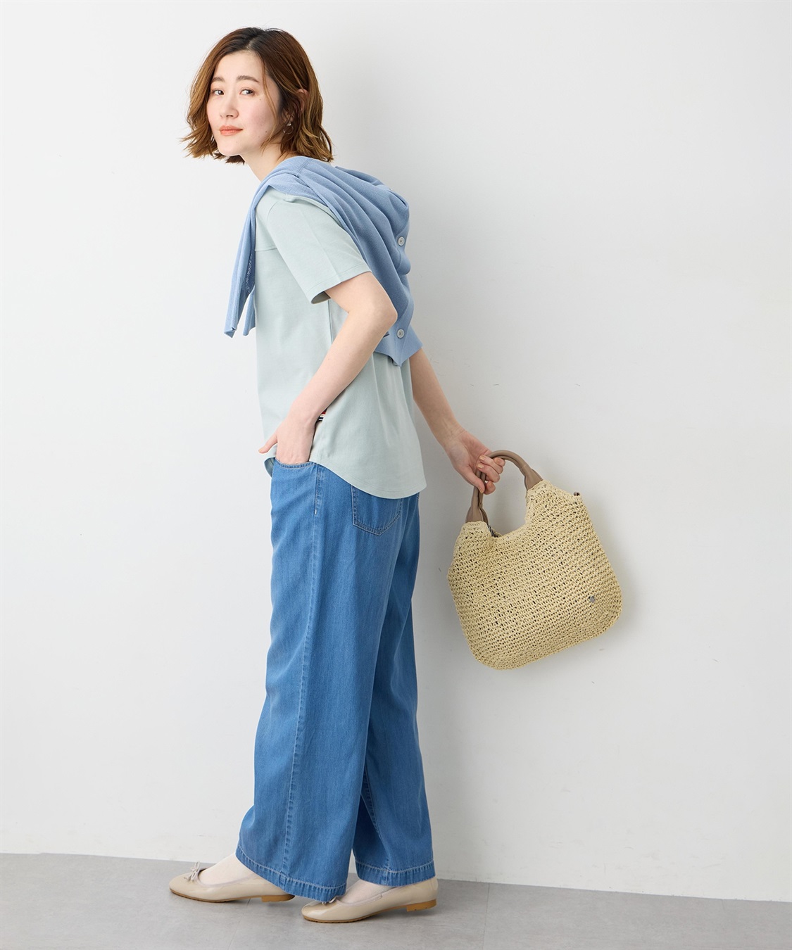 Petit Honfleur ラウンドヘム半袖PO【UVカット・接触冷感】【日本製】_sub_14