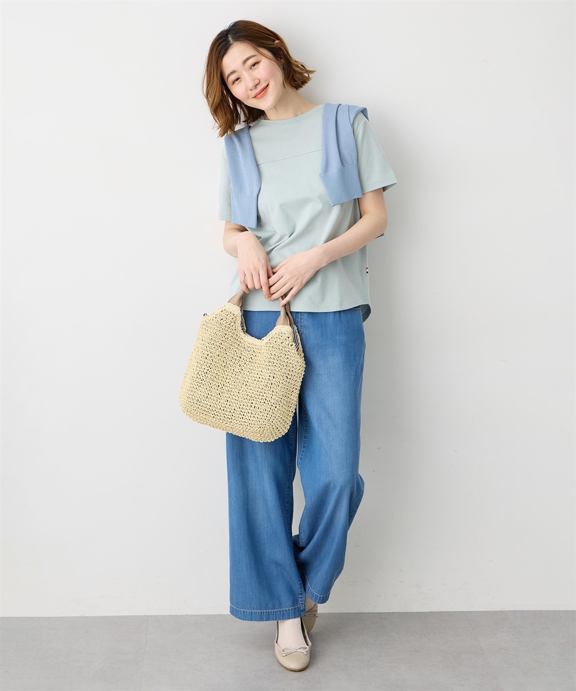 Petit Honfleur ラウンドヘム半袖PO【UVカット・接触冷感】【日本製】_sub_15