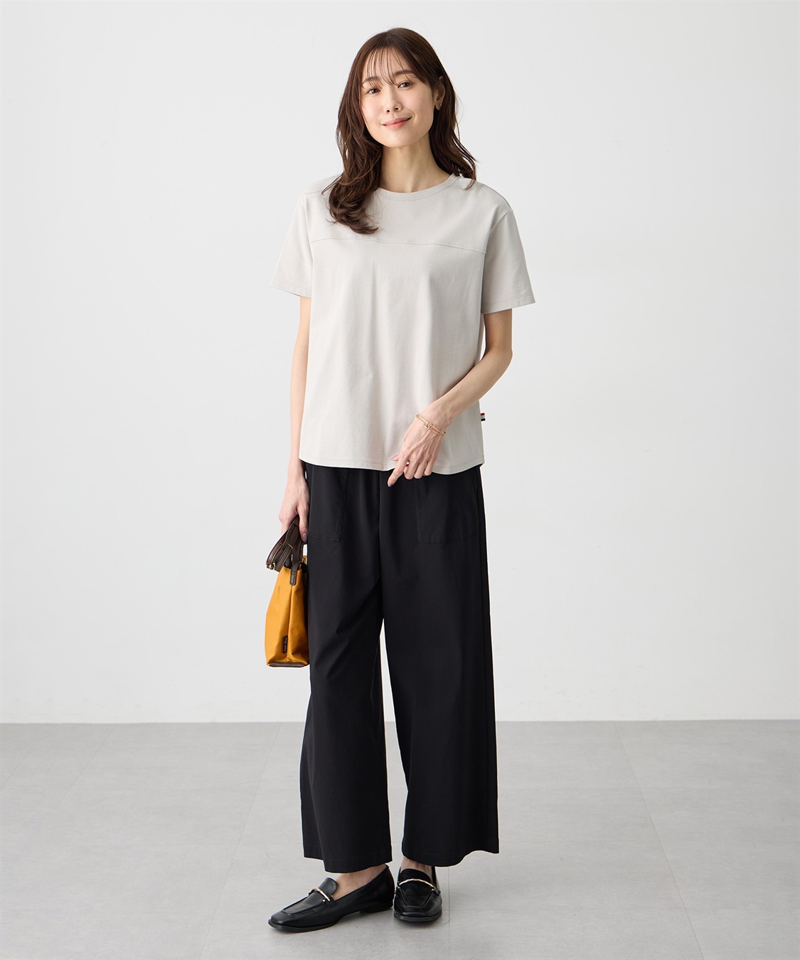 Petit Honfleur ラウンドヘム半袖PO【UVカット・接触冷感】【日本製】_sub_16