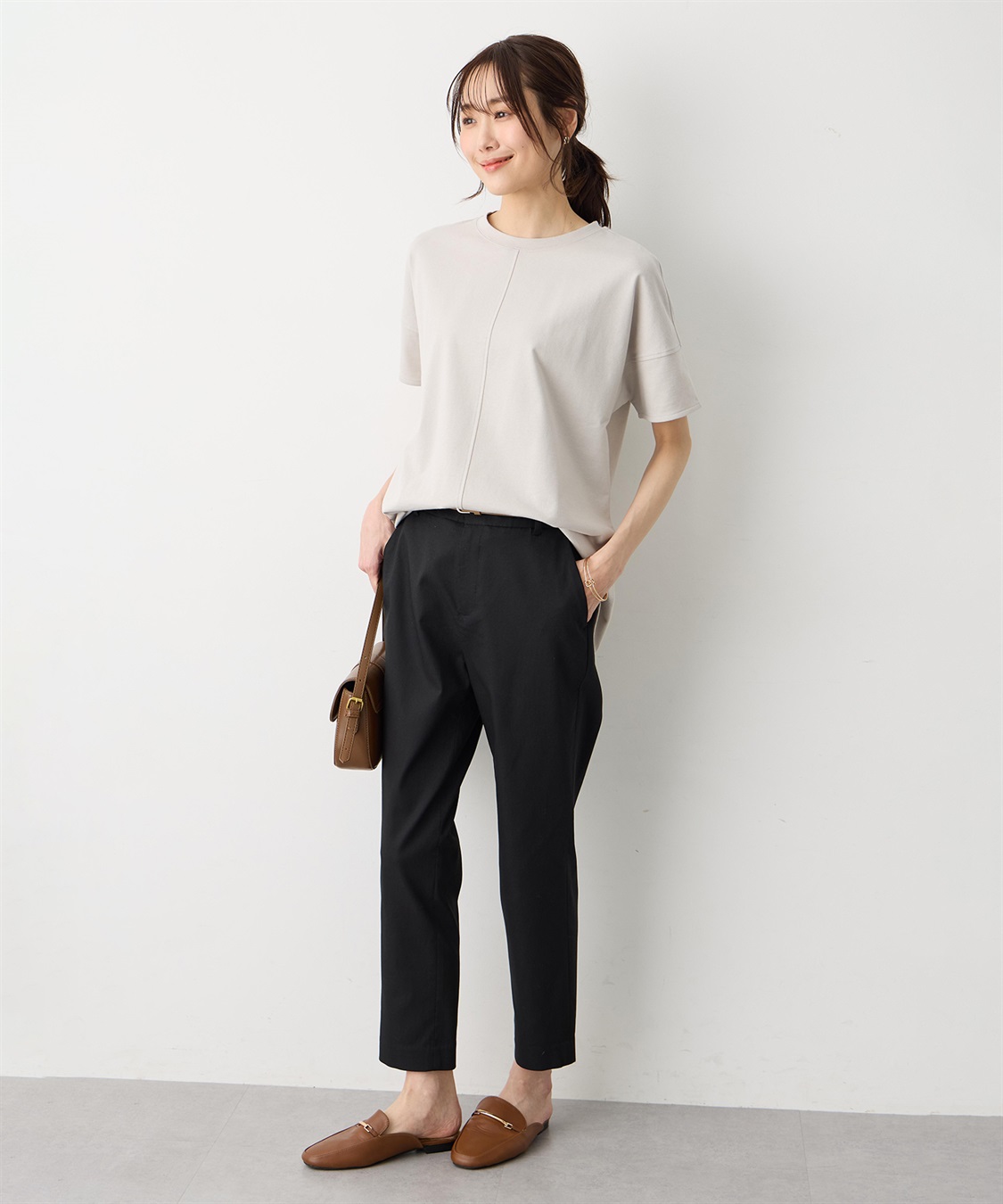 Petit Honfleur 袖切替チュニックPO【UVカット・接触冷感】_sub_6