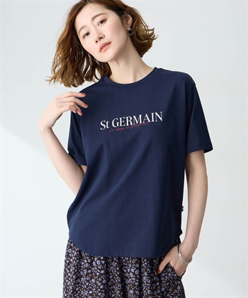 Petit Honfleur ロゴプリントTシャツ【接触冷感・UVカット・オーガニックコットンブレンド】_subthumb_6