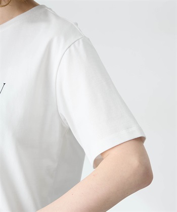 Petit Honfleur ロゴプリントTシャツ【接触冷感・UVカット・オーガニックコットンブレンド】_subthumb_14