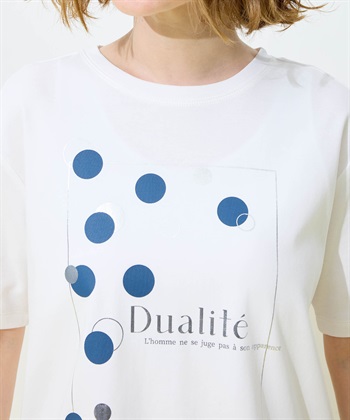 Petit Honfleur ドットプリントTシャツ【オーガニックコットンブレンド・接触冷感・UVカット】_subthumb_20