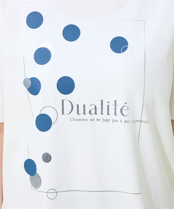 Petit Honfleur ドットプリントTシャツ【オーガニックコットンブレンド・接触冷感・UVカット】_subthumb_23