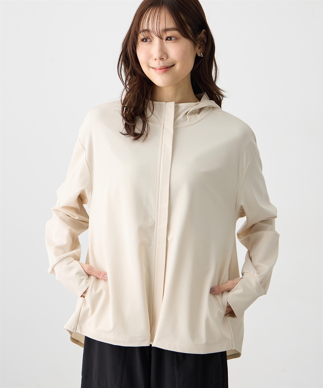 Petit Honfleur デザインフードPK【UVカット・接触冷感】_sub_2