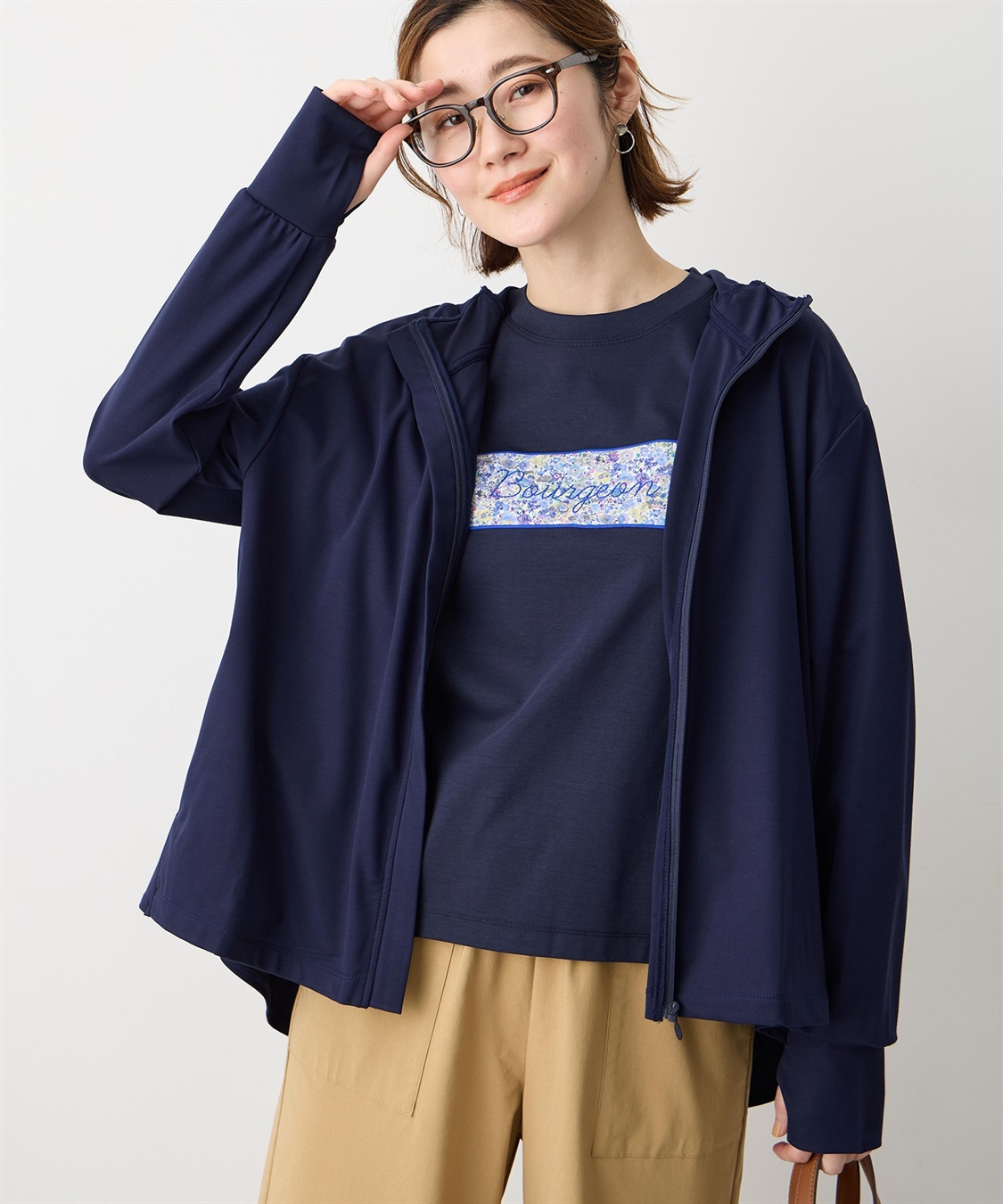 Petit Honfleur デザインフードPK【UVカット・接触冷感】_sub_6