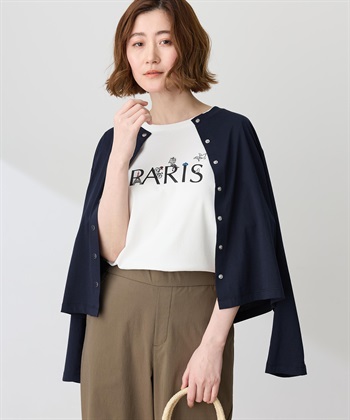 Petit Honfleur シアーコットンクルーネックカットカーディガン【接触冷感・UVカット】_subthumb_8