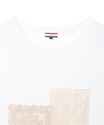 Petit Honfleur モチーフレースTシャツ【オーガニックコットンブレンド・接触冷感・UVカット】_subthumb_15
