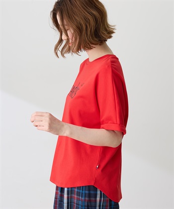 Petit Honfleur 【イラストレーターコラボ】PARISロゴプリントTシャツ【接触冷感・UVカット・オーガニックコットンブレンド】_subthumb_3