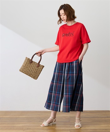 Petit Honfleur 【イラストレーターコラボ】PARISロゴプリントTシャツ【接触冷感・UVカット・オーガニックコットンブレンド】_subthumb_13