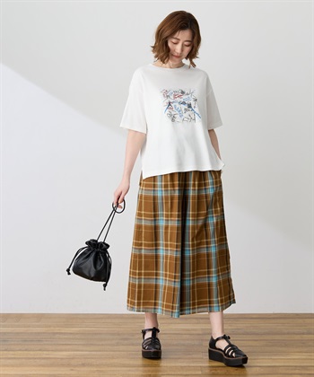 Petit Honfleur 【イラストレーターコラボ】マップモチーフプリントTシャツ【接触冷感・UVカット・オーガニックコットンブレンド】_subthumb_15