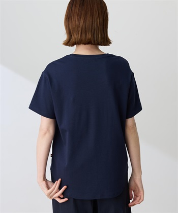 Petit Honfleur 【イラストレーターコラボ】ドットモチーフプリントTシャツ【接触冷感・UVカット・オーガニックコットンブレンド】_subthumb_3