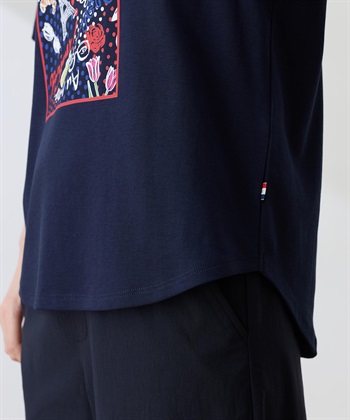 Petit Honfleur 【イラストレーターコラボ】ドットモチーフプリントTシャツ【接触冷感・UVカット・オーガニックコットンブレンド】_subthumb_12