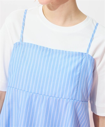 Petit Honfleur キャミ&Tシャツアンサンブル【オーガニックコットンブレンド・接触冷感・UVカット】_subthumb_17