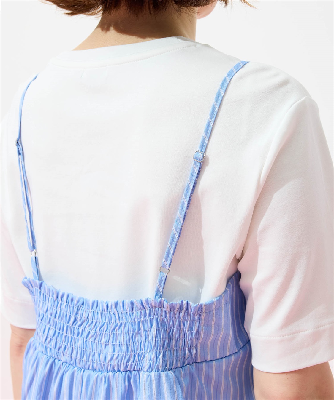 Petit Honfleur キャミ&Tシャツアンサンブル【オーガニックコットンブレンド・接触冷感・UVカット】_sub_20