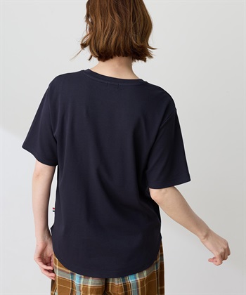Petit Honfleur 刺しゅうポケットTシャツ【接触冷感・UVカット・オーガニックコットンブレンド】_subthumb_2