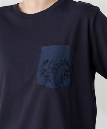 Petit Honfleur 刺しゅうポケットTシャツ【接触冷感・UVカット・オーガニックコットンブレンド】_subthumb_13